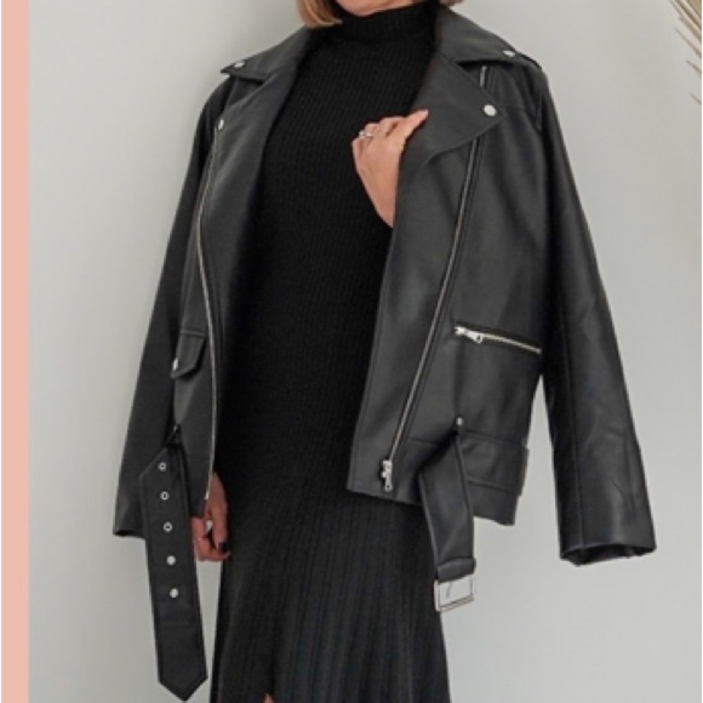 Charly Goss and Joe fresh collaboration Moto Jacket. Small.